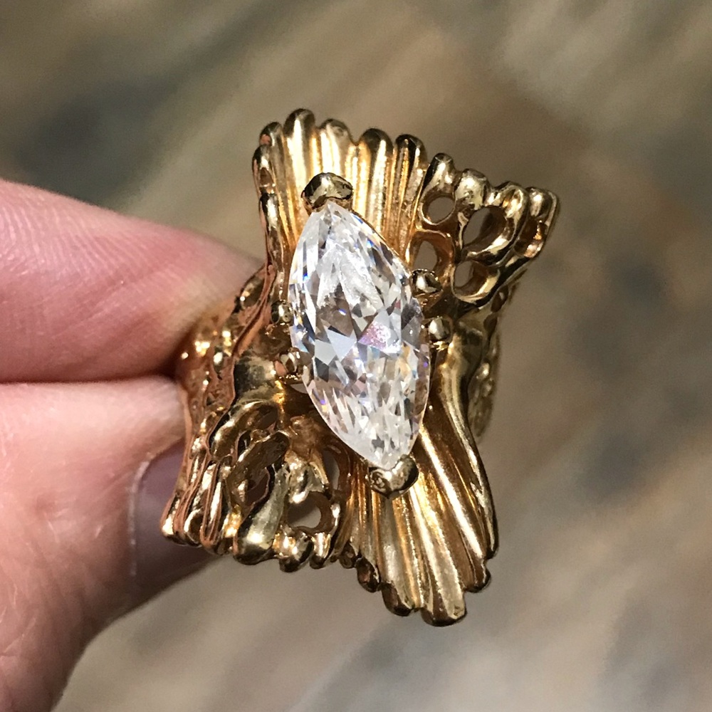 18kt Gold Filled Abstract Ring